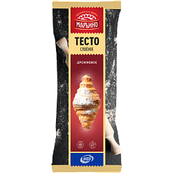 «МАРЬИНО» тесто слоеное дрожжевое замороженное 